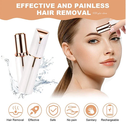 This portable electric razor is perfect for delicate areas, providing a smooth and easy solution for lip hair trimming